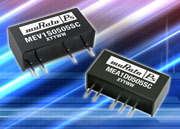 MEA & MEV Series: New 1W DC/DC converters set new standards for efficiency, miniaturisation and reliability