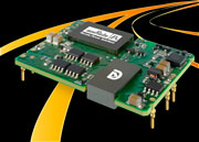 UIE Series : DC/DC Converters with 4:1 input deliver 18A/60W regulated 3.3V output in 1.6in. x 2in. package 