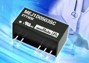 MEJ1 : Compact 1 Watt DC-DC converter complies with UL60601-1 for medical safety