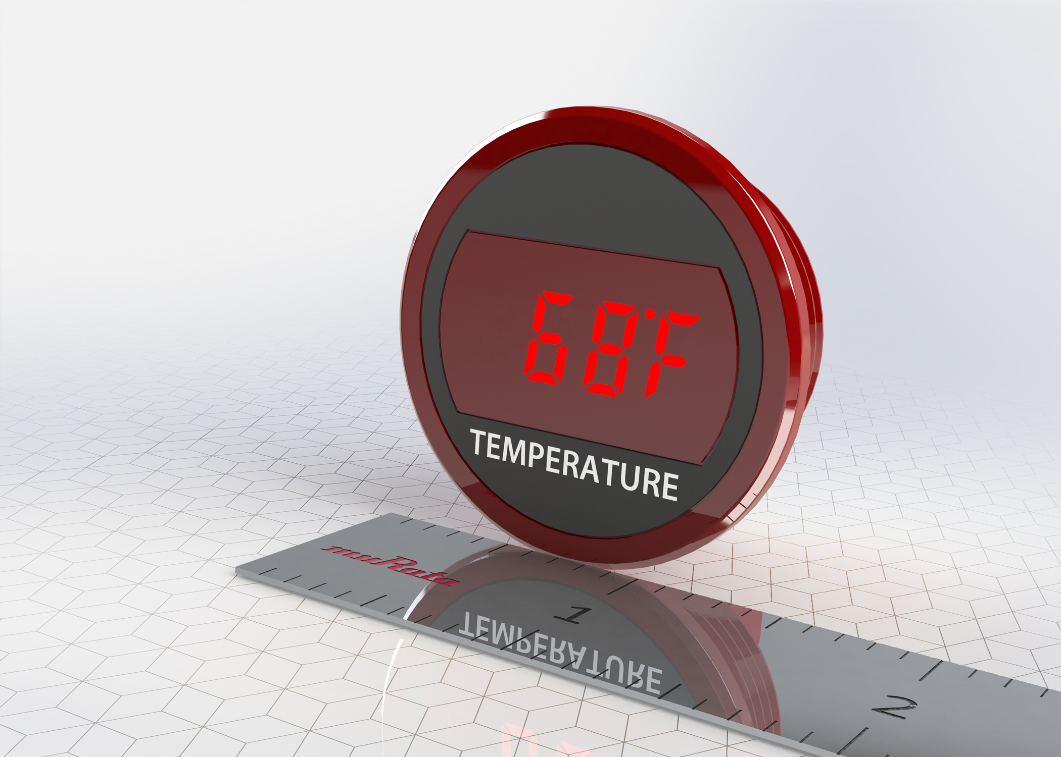 DMR201TMPRC Murata announces panel mount digital thermometers
