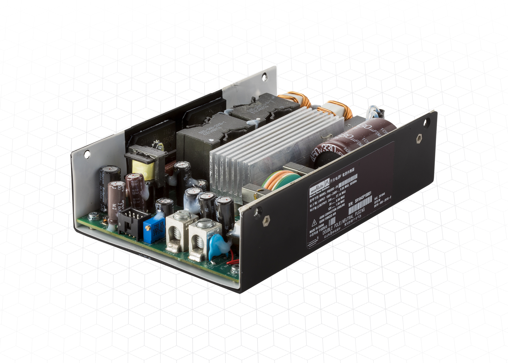 650W ACDC power supplies for medical and industrial applications Murata Power Solutions