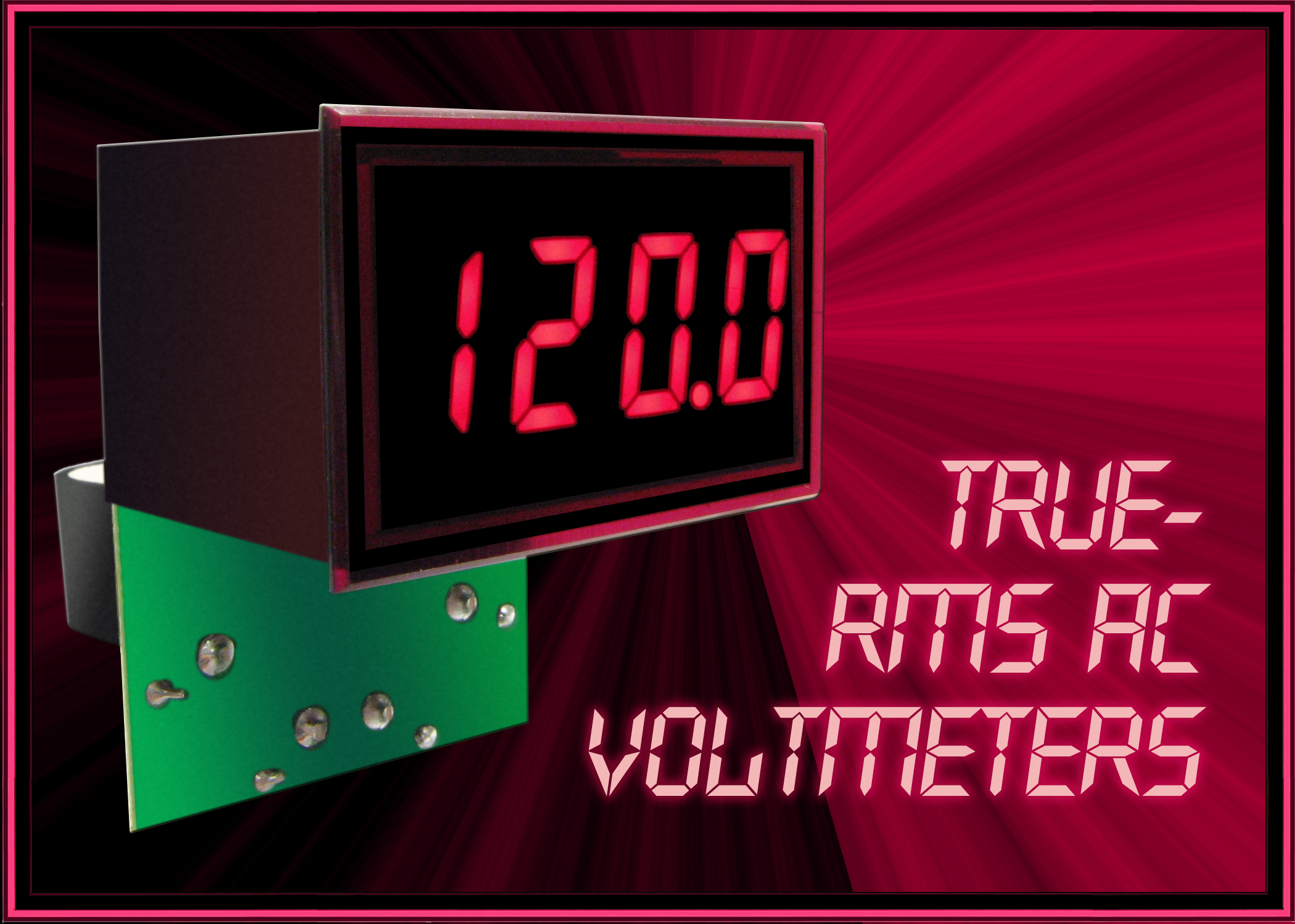 DMS20RM Fully integrated truerms Voltmeters measure to 0V for