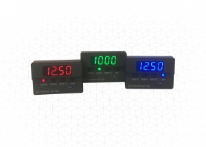 DC panel meters display voltage, current and power DC panel meters display voltage, current and power