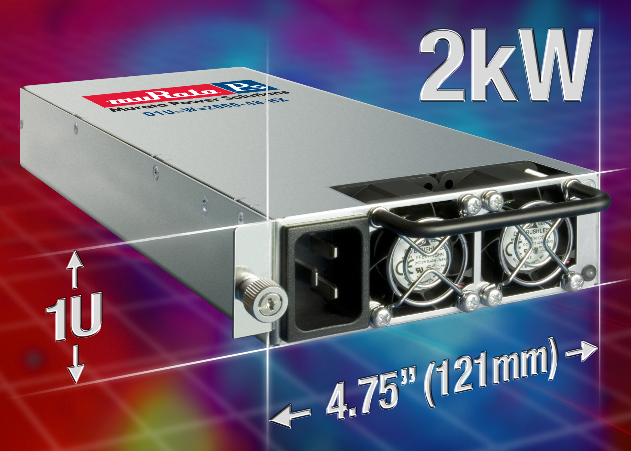 D1U AC/DC FrontEnd Power Supplies Provide Improved Efficiency and